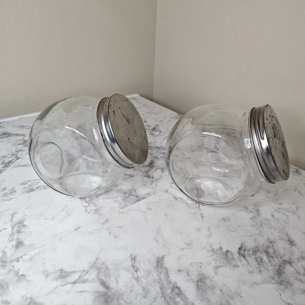 Glass Candy Storage Jars with Lid